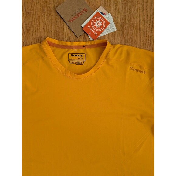 Simms Solarflex Crew Sunrise/Sun Glow Anti-Odor Stain Resistant Men's XL NWT - Picture 4 of 10